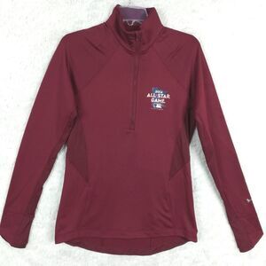 Under Armour 2014 MN All Star Game Womens Jacket 1/2 Zip Baseball Athletic Red M